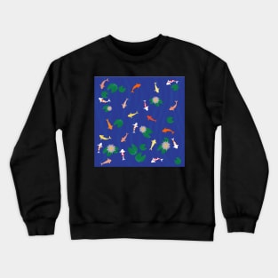 Koi Fish in a Pond Crewneck Sweatshirt